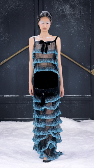 Celia Kritharioti Coleção "Frozen Eden" | Haute Couture Week | Look 57