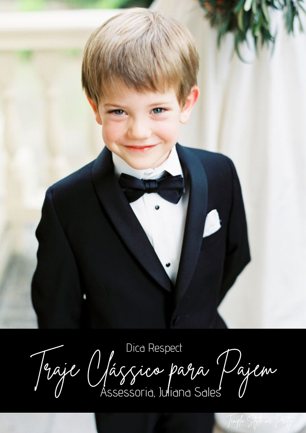Traje Classico para Pajem