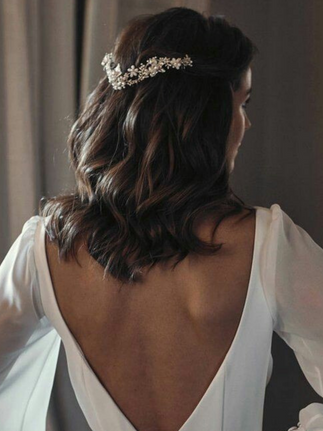 25 Penteados para Noiva com Cabelo Curto
