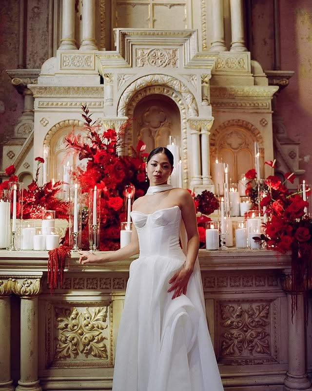 Foto by Vogue Magazine | Casamento Vermelho