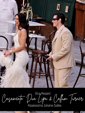 Casamento de Dua Lipa & Callum Turner na Itália, Coquetel de Boas Vindas