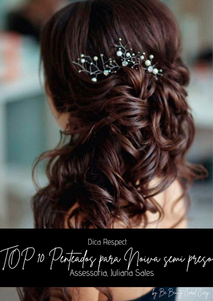 Penteados para Noiva semi preso