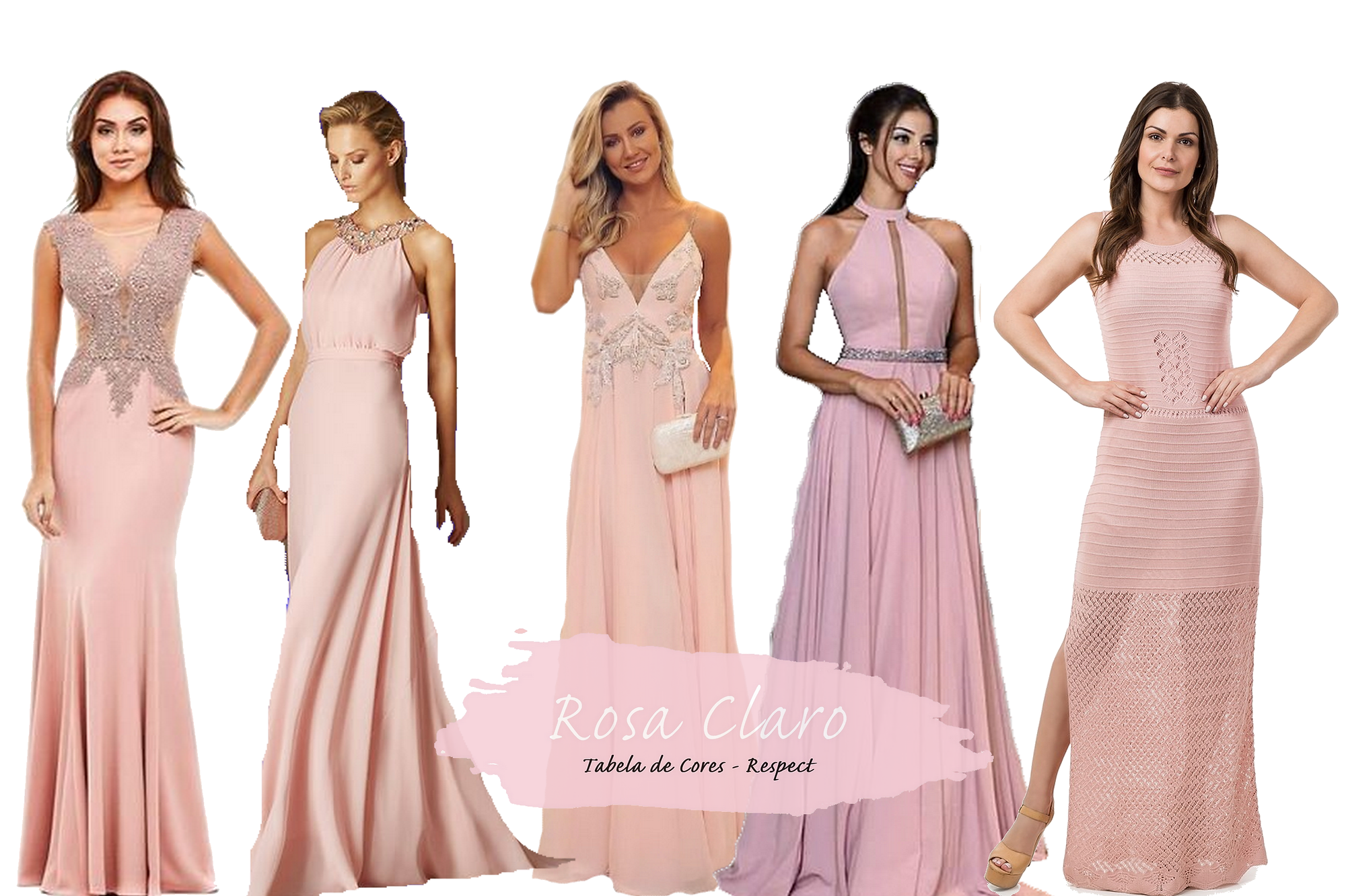vestidos tons de rosa para madrinhas