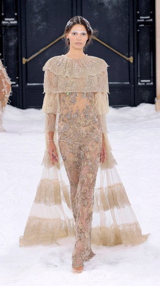 Celia Kritharioti Coleção "Frozen Eden" | Haute Couture Week | Look 60