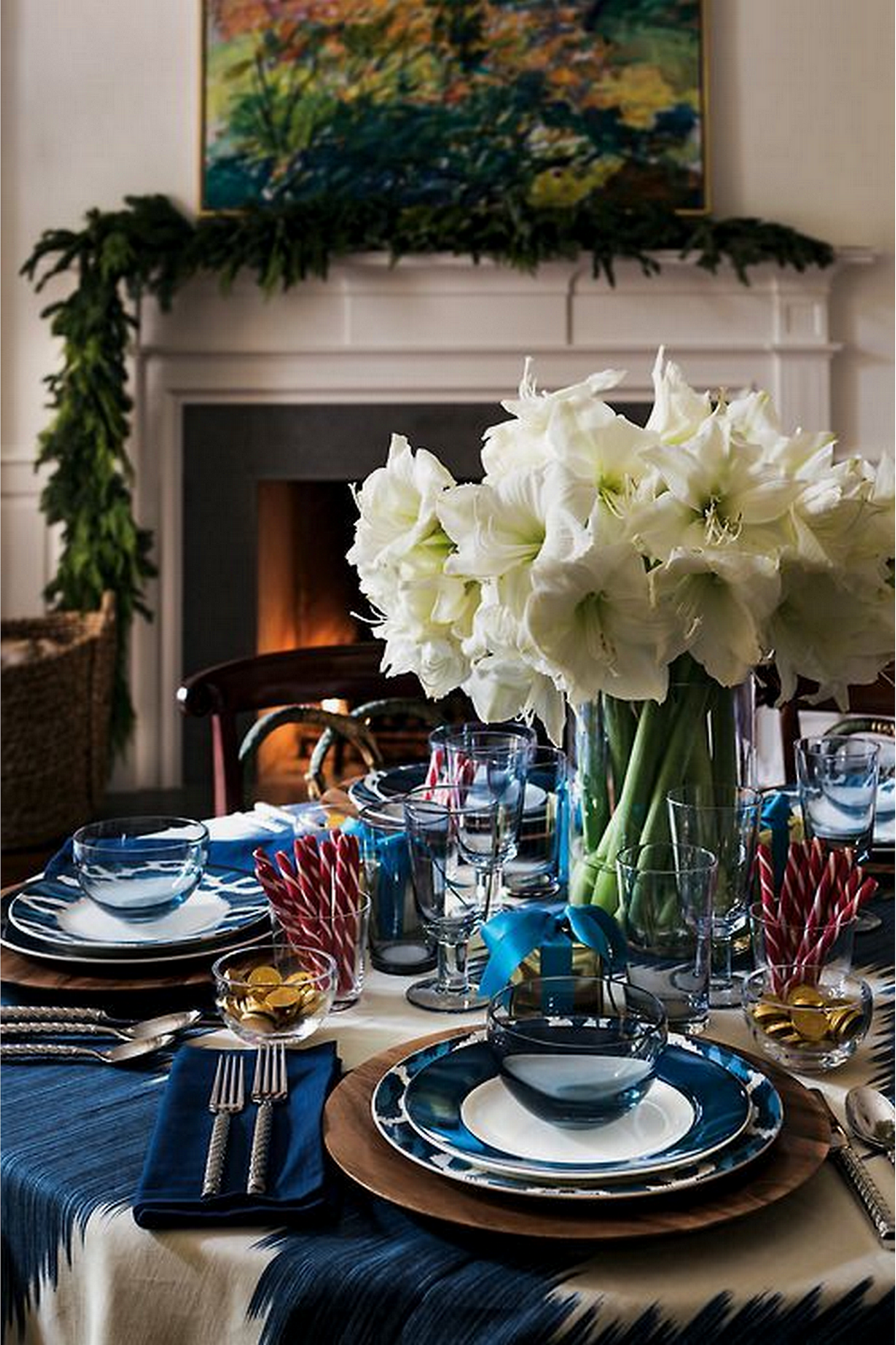 Decoração com Flores Brancas - Amaryllis