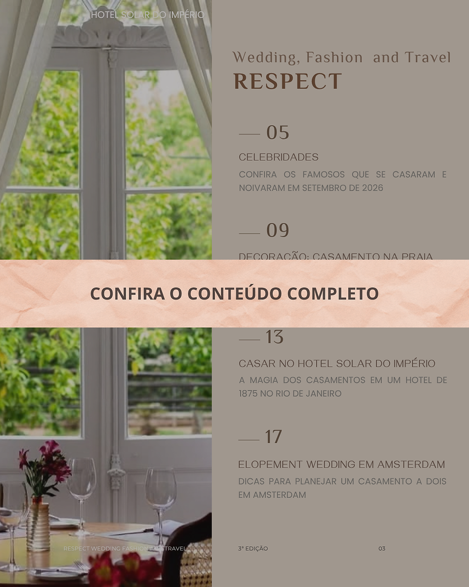 Respect Wedding, Fashion & Travel