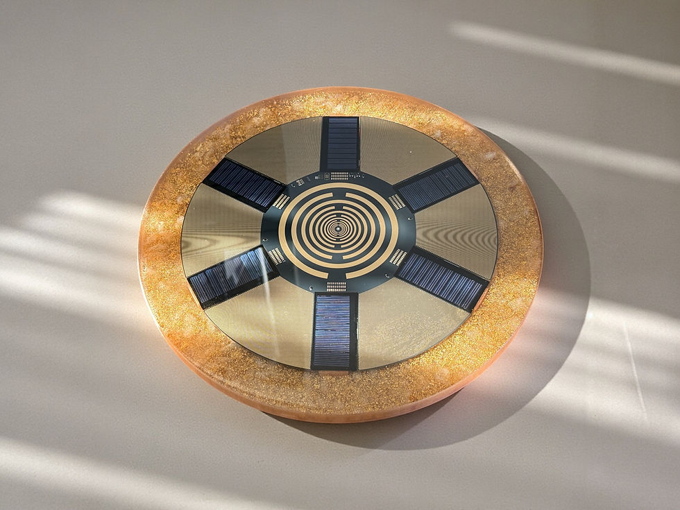 Thumbnail: ☀️ Large Solar-Powered Citrine Orgone Disc