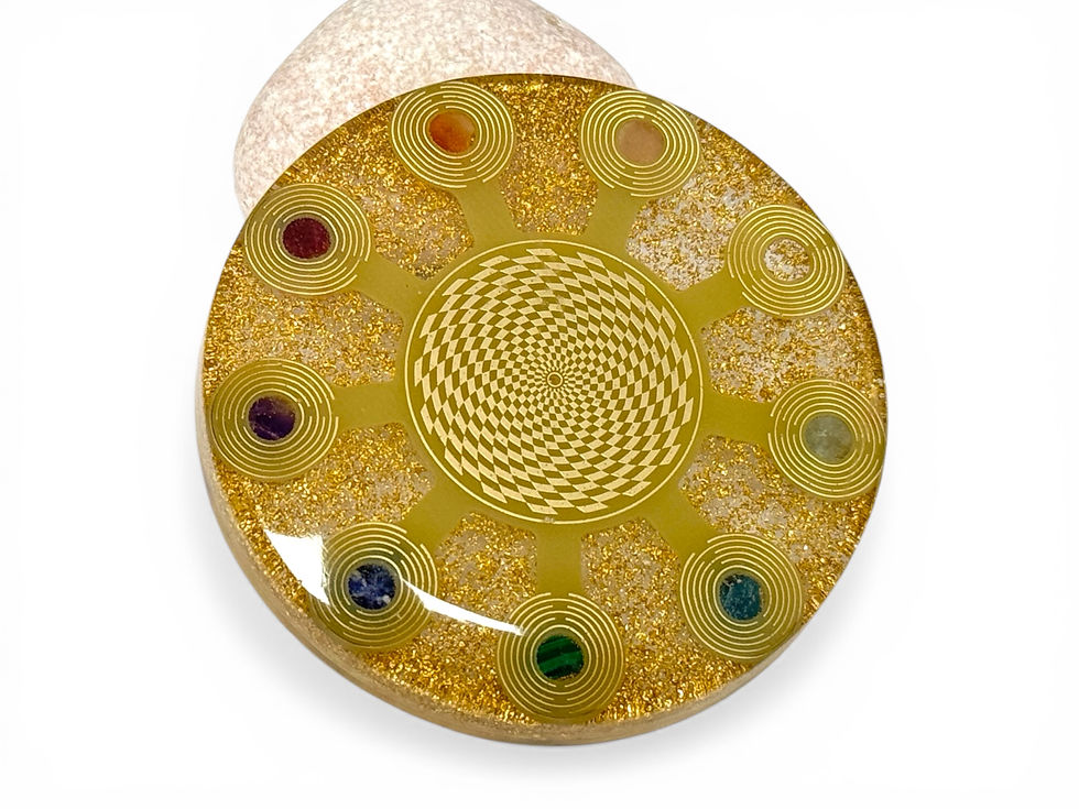 Thumbnail: Broad spectrum orgone energy disc with Scalar Wave and MWO antennae