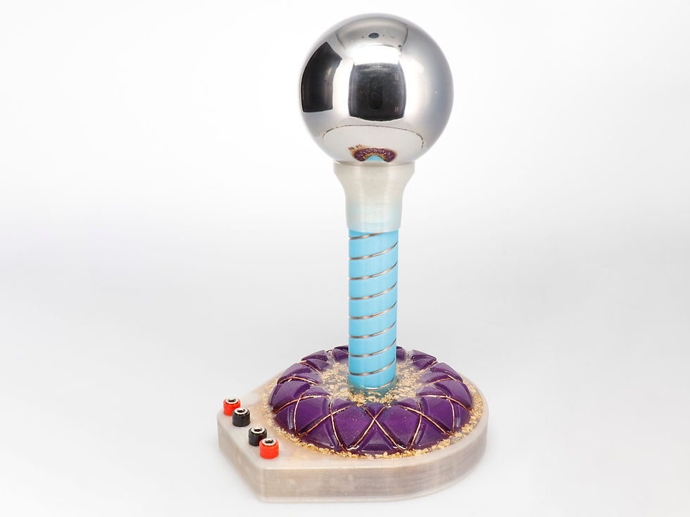 Miniature : Orgone well generator, Scalar Wave Energy Well, Rodin Coil