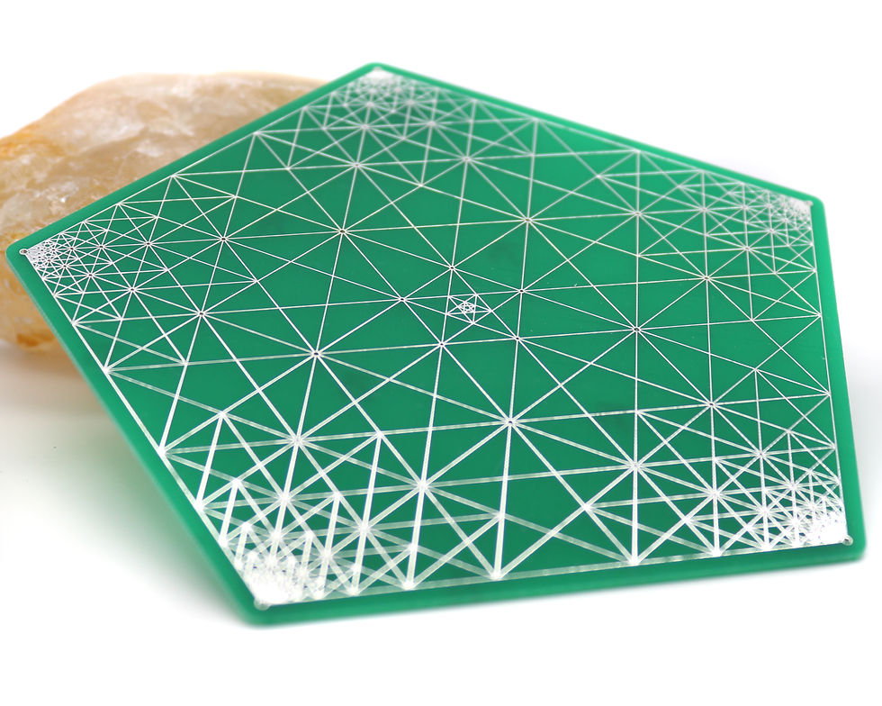 Miniature : Grille de cristal avec nombre d'or