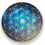 Miniature : Gold-plated flower of life crystal grid plate