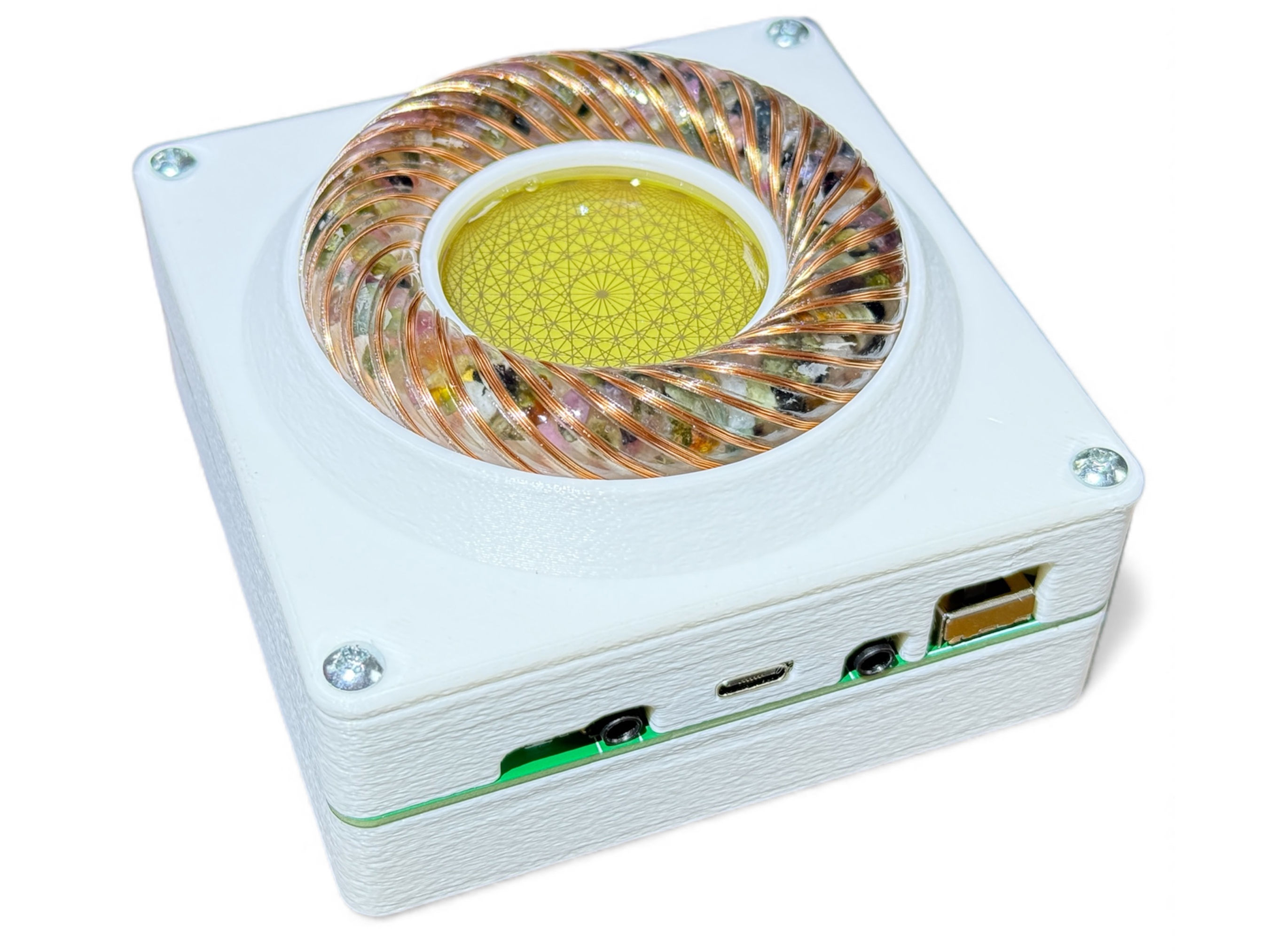 Rodin Coil Scalar Wave Magnetotherapy machine with orgone core