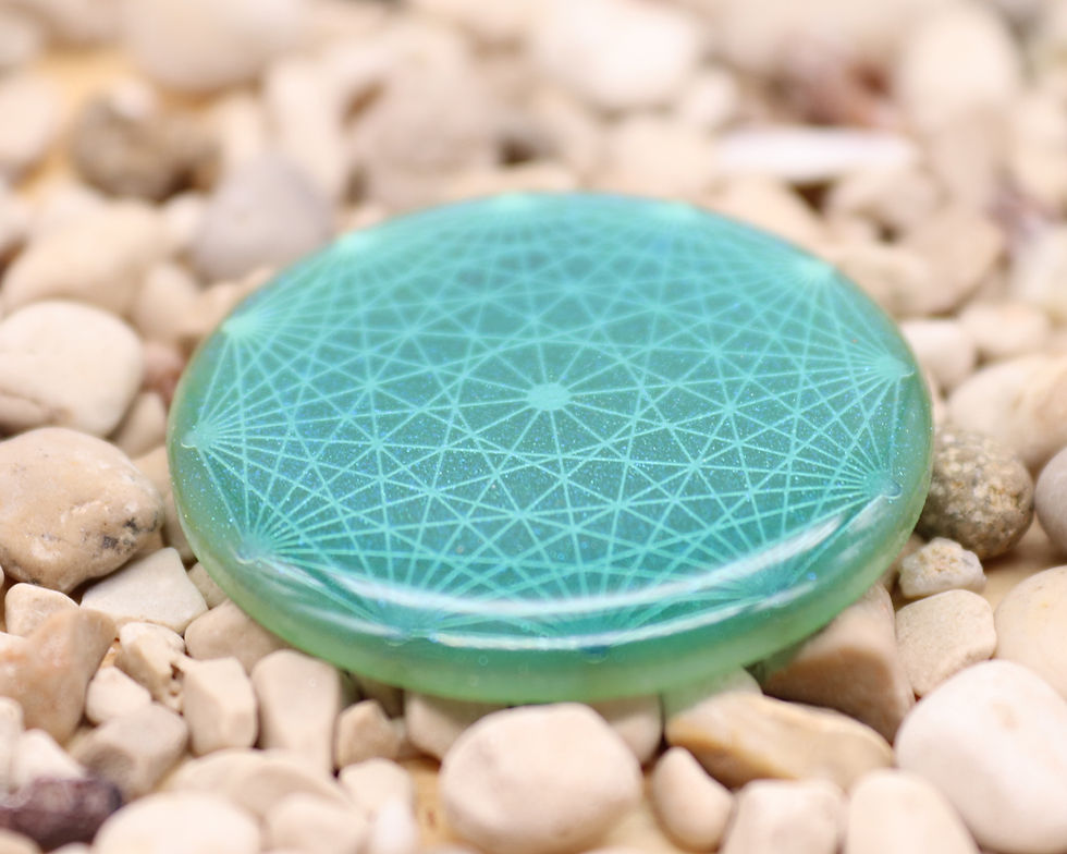 Thumbnail: Tesseract advanced cell phone EMF protection sticker