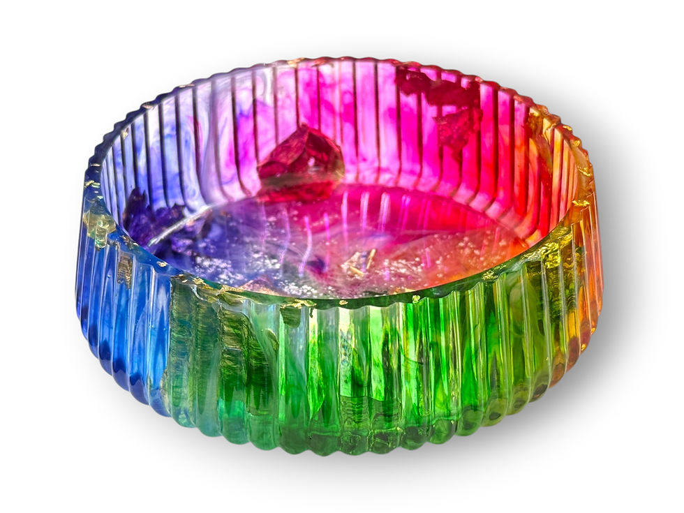 Miniature : Rainbow Orgone Energy Bowl