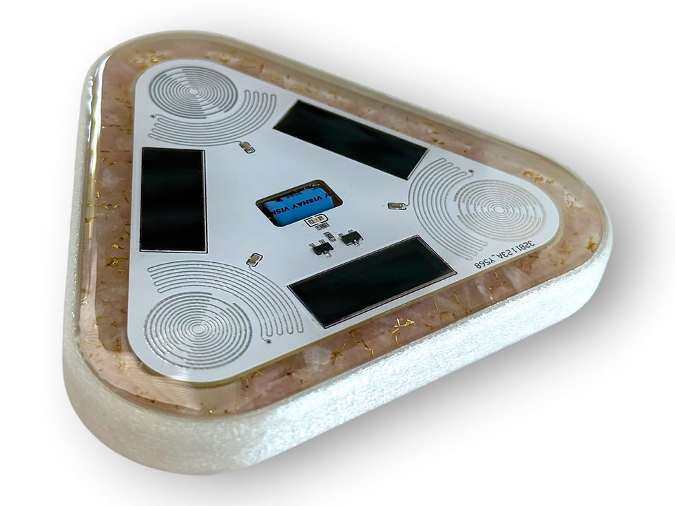 Miniature : SolHarmonix – Rose Quartz Edition, solar powered orgone device