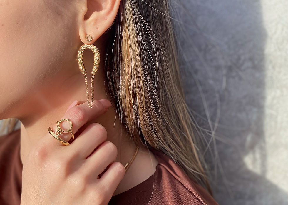Thumbnail: Femme Fatale Chain drop Earrings