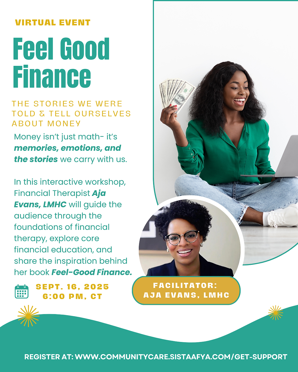 Feel Good Finance: The Stories We Were Told & Tell Ourselves About Money