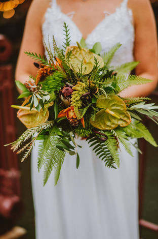 Unique bridal bouquet chicago floral design