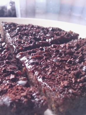 Courgette gluten-free cake