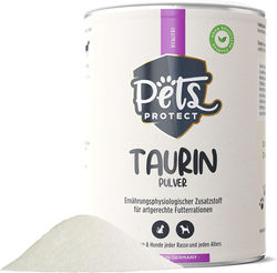 Pets Protect 100% reines TAURIN-Pulver für Katzen & Hunde