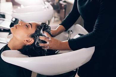 washing hair as part of aftercare
