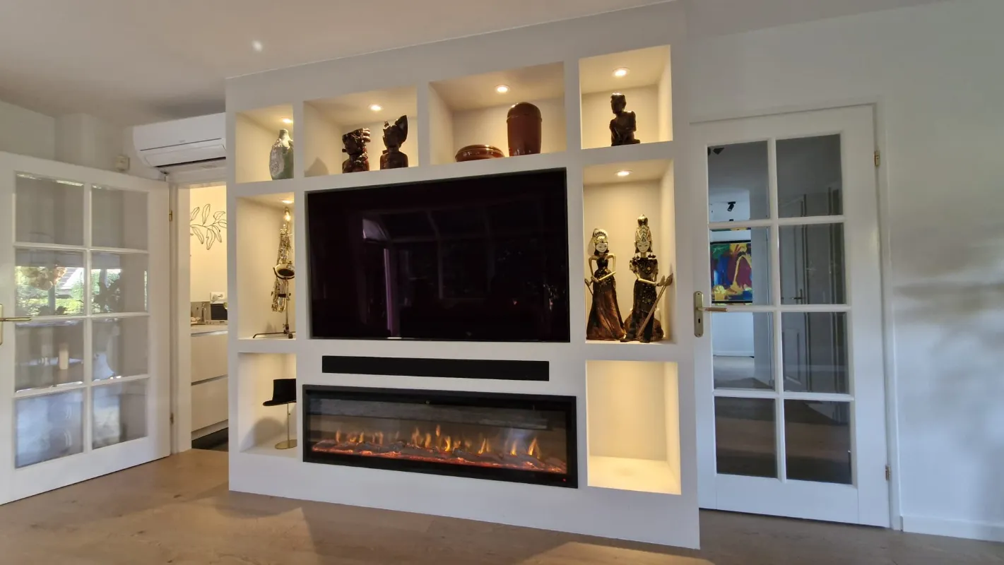 Volledig afgewerkt door stukadoorsbedrijf JDI Stucwerk