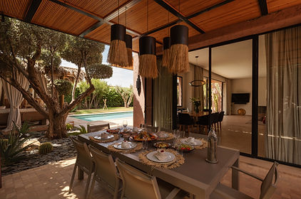 déjeuner privée à la villa à Marrakech