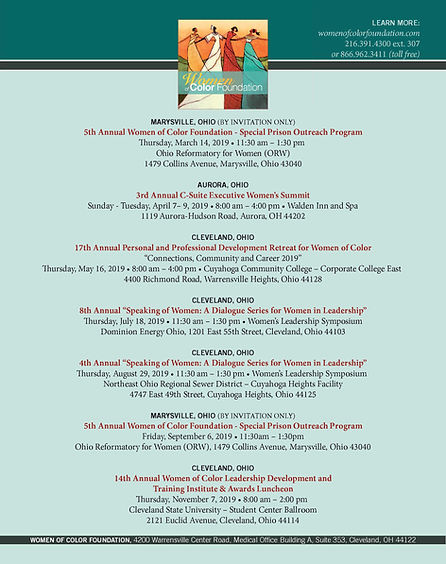 2019 WOCF Calendar of Events rev 7-2019.