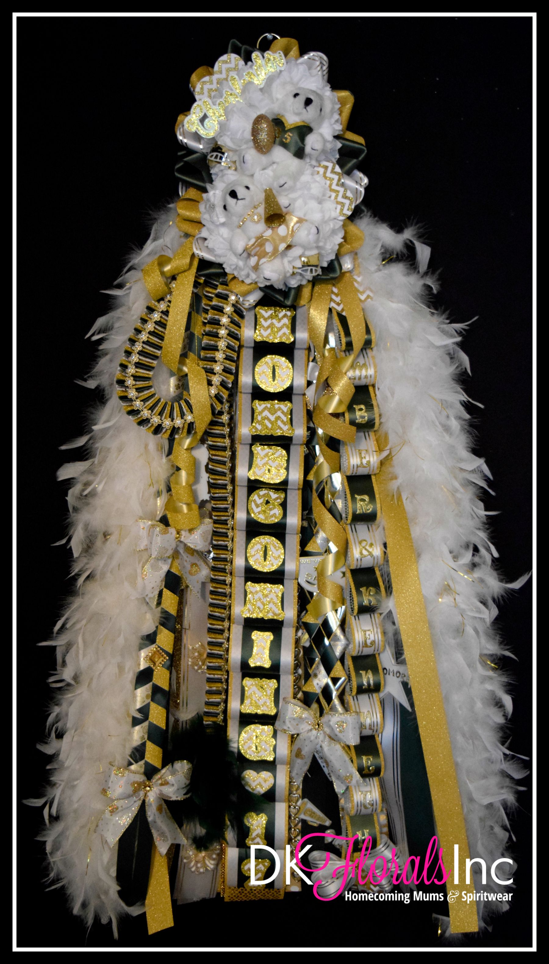 Double Works Cheer Homecoming Mum