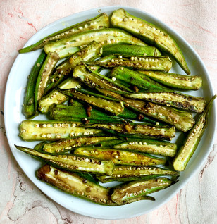 Japanese Style Curried Okra