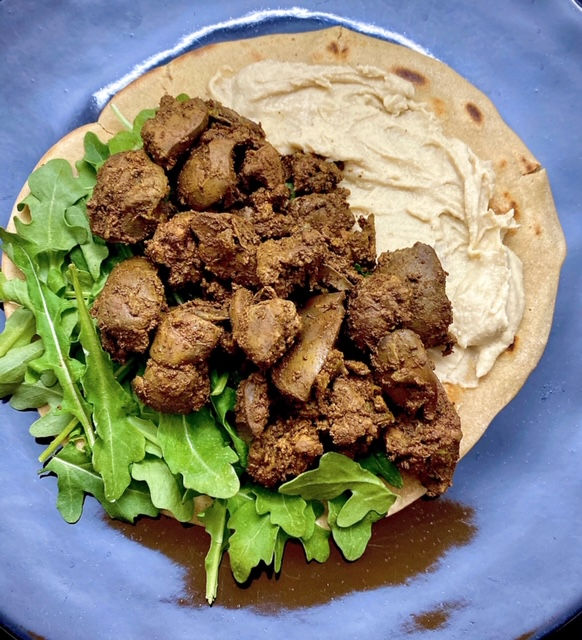 Curry Chicken Livers