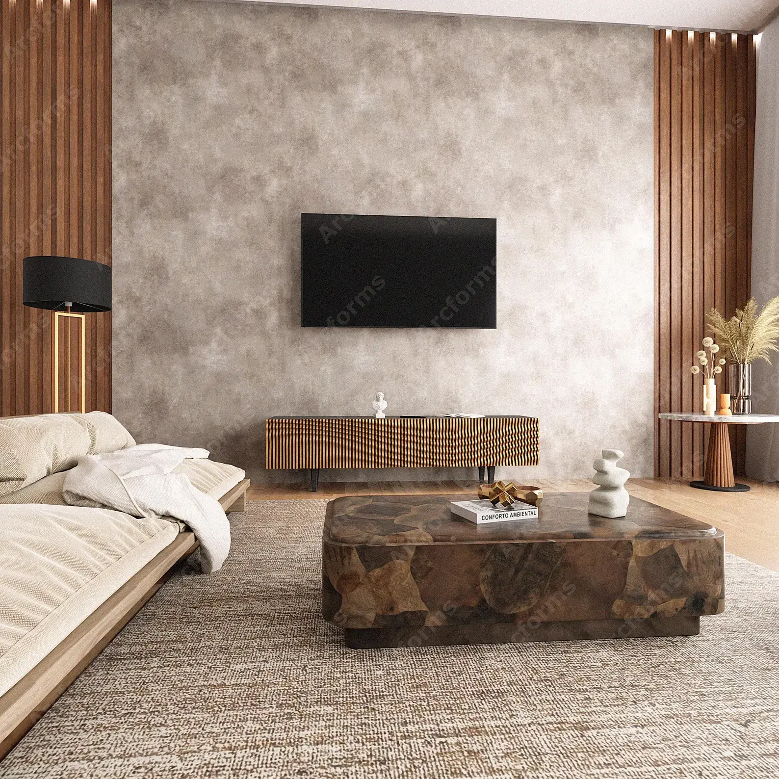 Parametric TV Cabinet