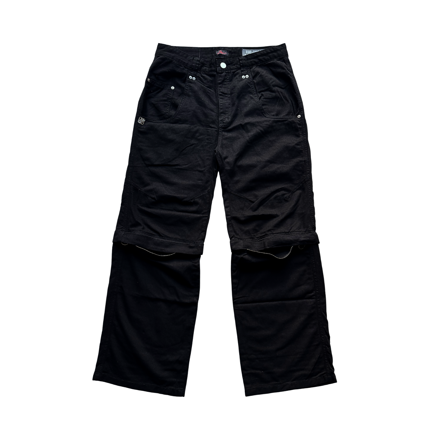 Samael Pants Black (Zipped Jorts)