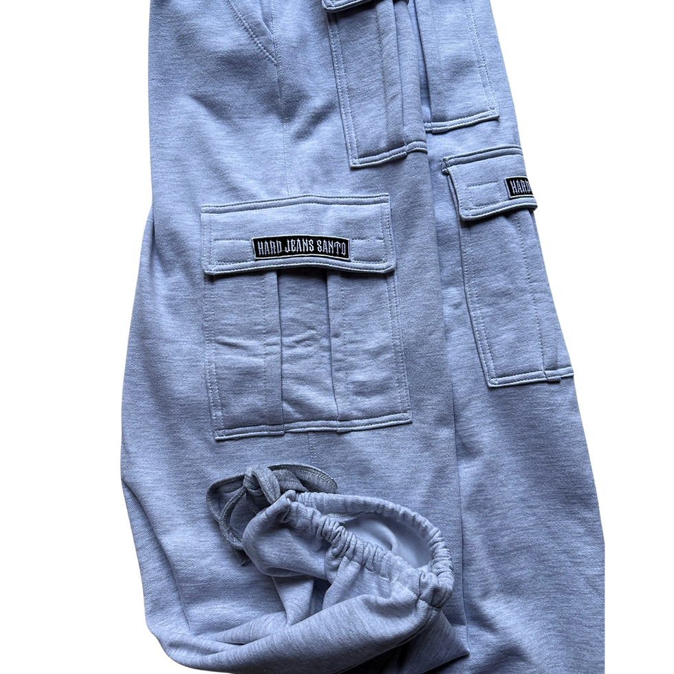 Miniatura: Sweatpants Hard Cargo Grey