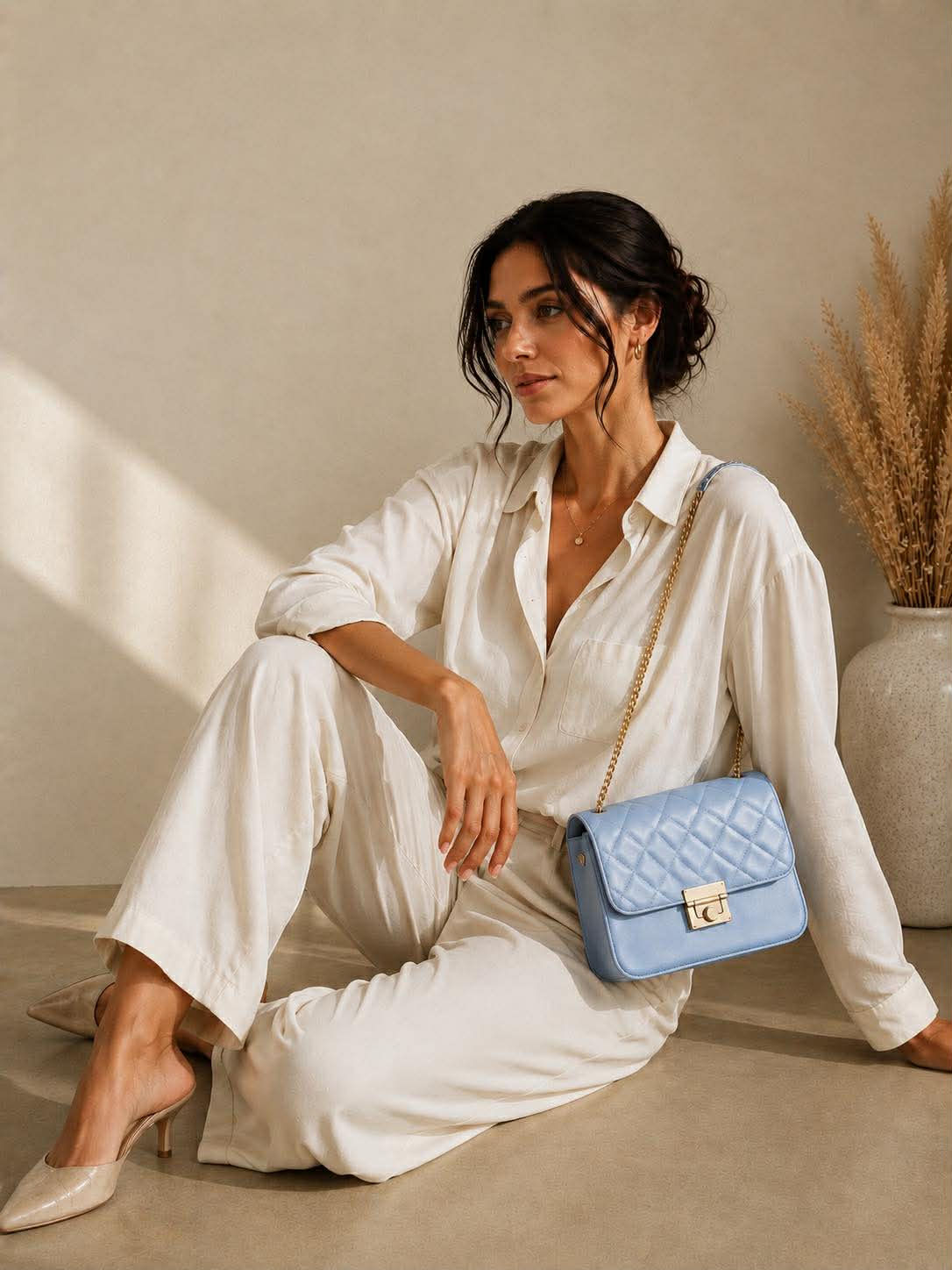 Bolso de Mano con Cadena