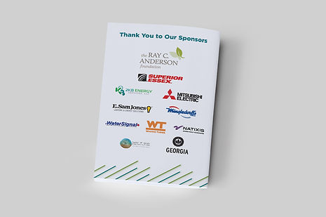 Greenprints program back made by Shelby Kurland Graphic Designer Atlanta Georgia