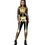 Thumbnail: Gold Mechanical Bone Skull Costume – Women’s Plus Size Halloween Jumpsuit