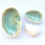 beautiful handmade ceramic abalone shell reflecting the true colours of abalone