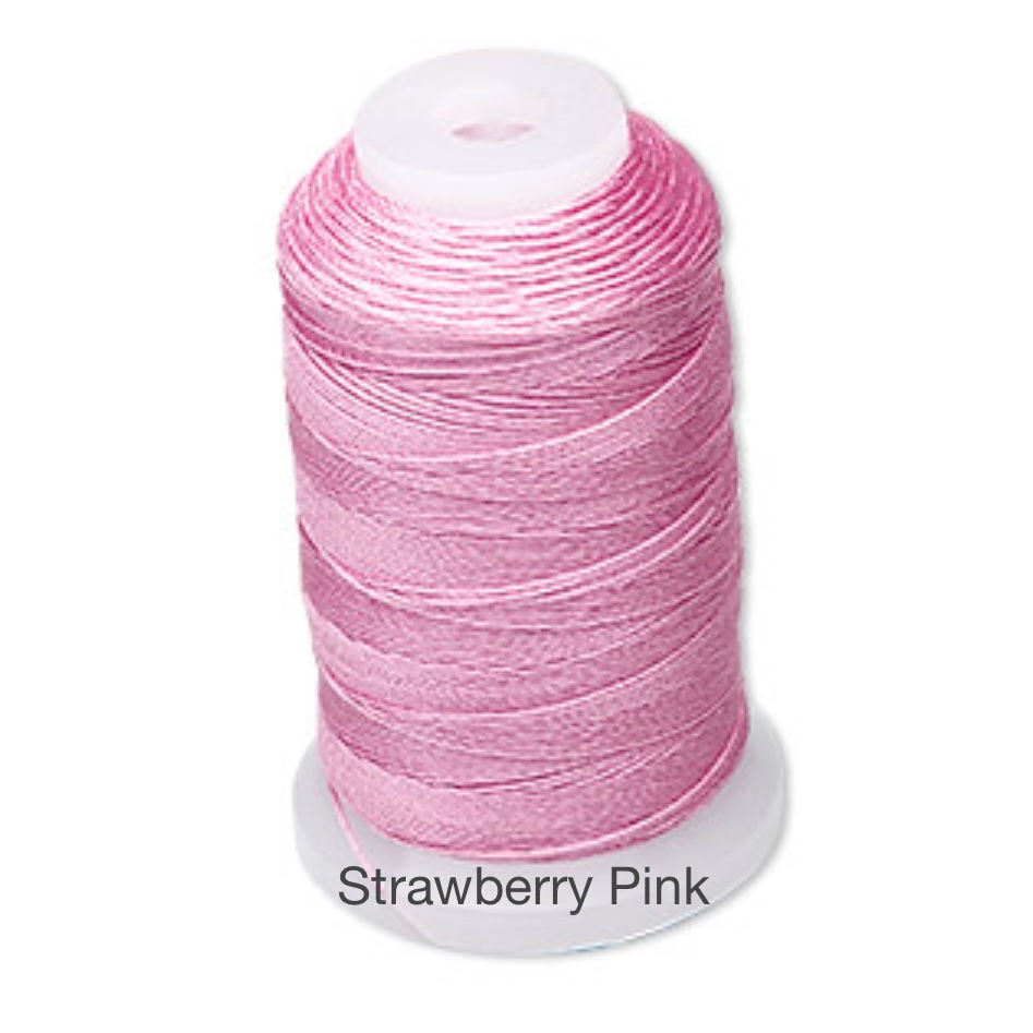 Thumbnail: Purely Silk 100% silk thread on a spool, ideal for tassels and beading projects.
