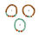 Thumbnail: Colorful beaded bracelets made with an assortment of semi-precious stones.