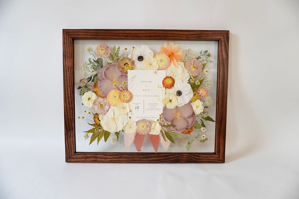 Thumbnail: 16x20 Floating Pressed Frame