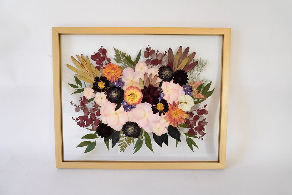 Thumbnail: 16x20 Floating Pressed Frame