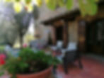 back yard with outside couches