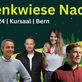 Die Denkwiese 2024 mit inspirierenden Beiträgen von Anja Wüest, Jeannine Kohl, Priska Christen, Bernhard Heusler, Corinne Suter, Gregor Stäheli, Kevin Lötscher und Leo Martin. Ein Abend Inspiration pur.