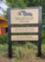SpearHead Winery freestanding sign