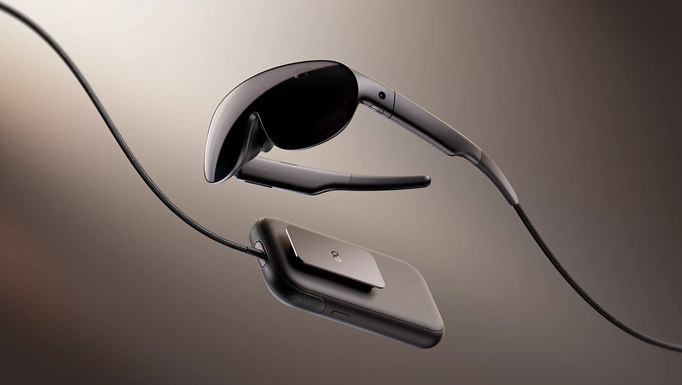 Meta VR Glasses: occhiali leggeri con display e modulo di calcolo separato collegato via cavo