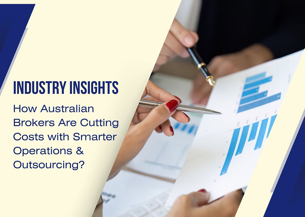 Australian insurance brokers reducing costs through smarter operations and outsourcing strategies
