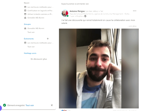 méthode pour télécharger des vidéos linkedin