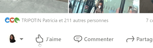 utilisation réactions linkedin