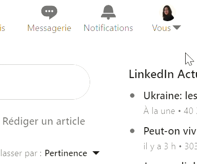 se rendre sur son profil